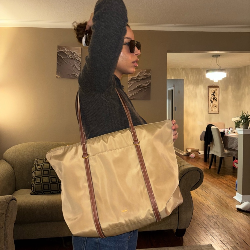 Mango Tan Tote Bag